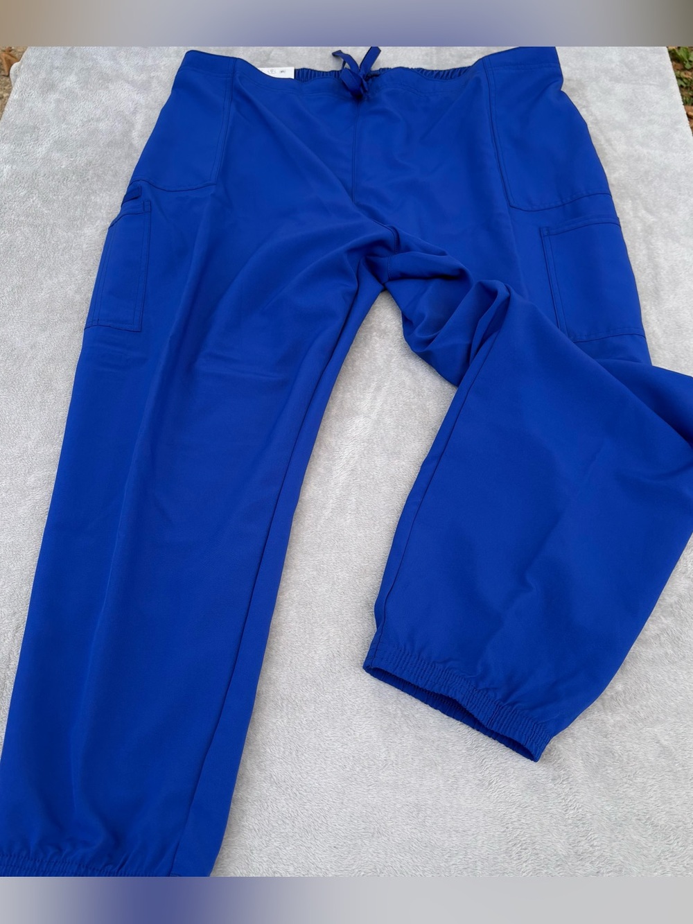 Womens 3XL Royal Blue Scrub Pants Drawstring Joggers Scrubstar Premium NWT NEW